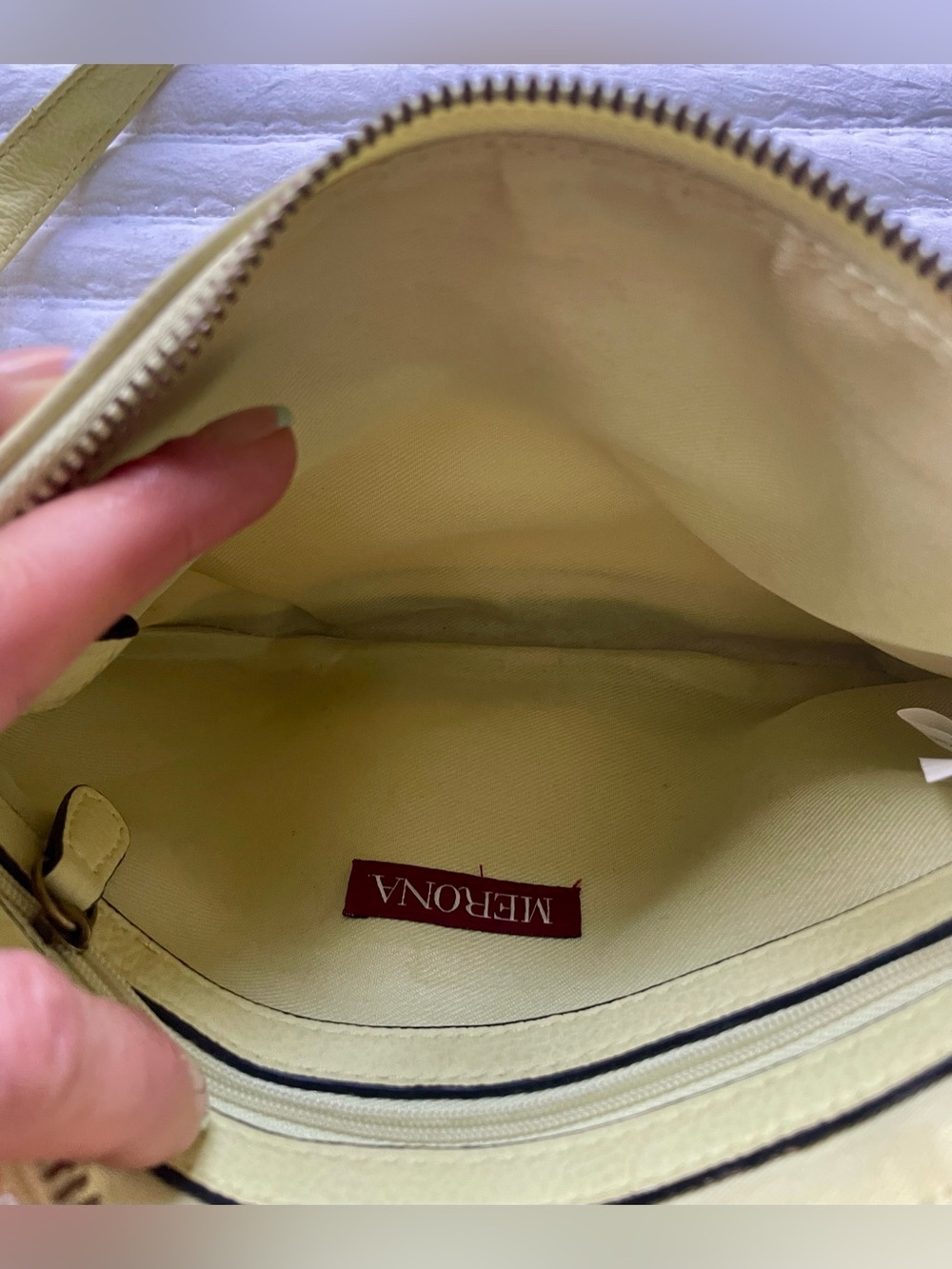 Merona Yellow Crossbody Purse & Clutch - Picture 13 of 15